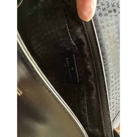 2634 Kate Spade Jasmin Maple Crossbody Bag w/Scalloped Edges Black 10" x 7" x 3" - Picture 4 of 10